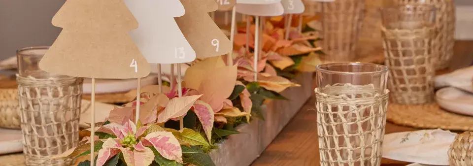 adventní kalendář se stromečky