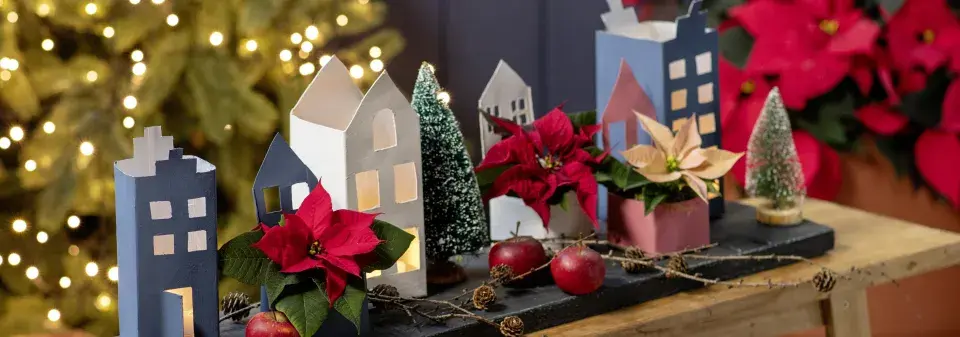 vánoční domečky DIY
