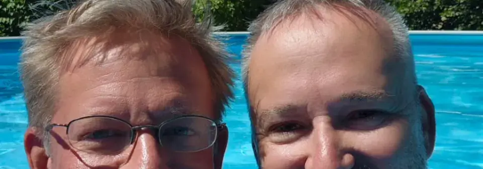 Aleš Cibulka a jeho zahradní relax na chalupě