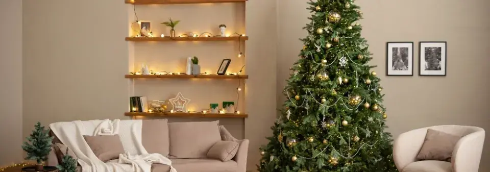 Vánoční barvy stromků pro rok 2025