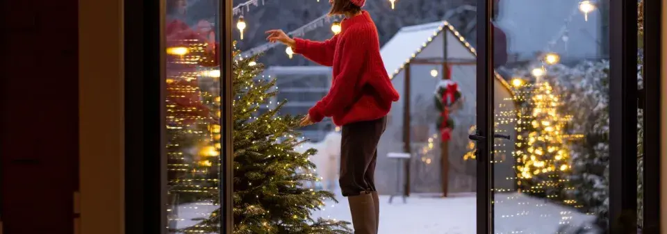 Venkovní vánoční výzdoba 