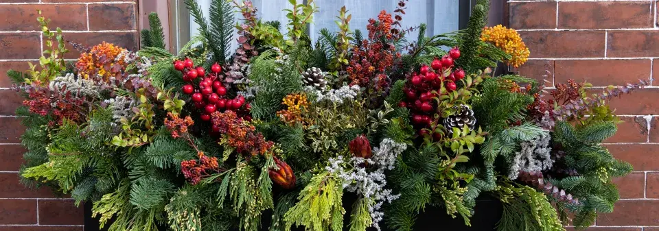 Vánoční truhlíky