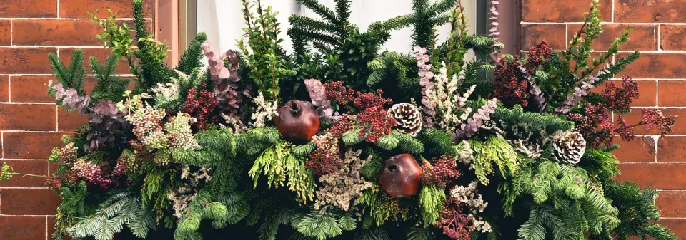 Vánoční truhlíky