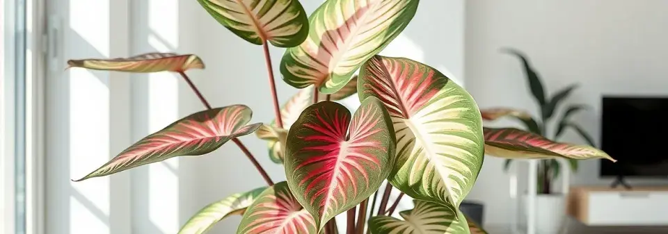 Kaládium neboli užovník (Caladium bicolor) 