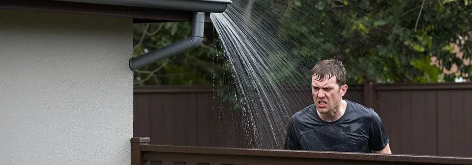 Odvod dešťové vody z pozemku z pohledu zákona