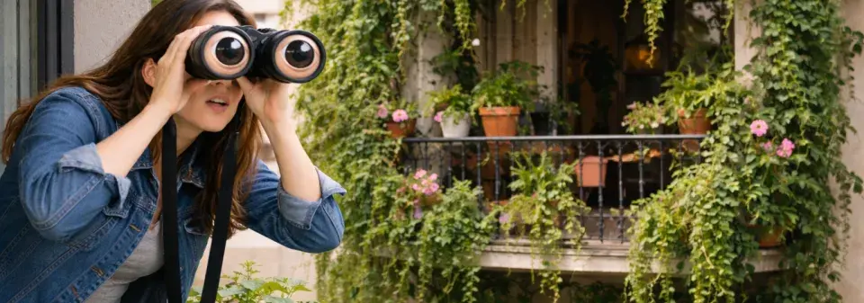 Balkonové rostliny jako zelená clona