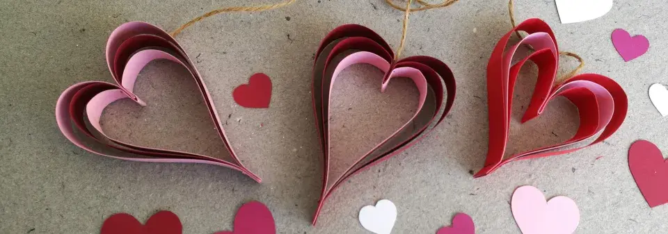 valentýnská dekorace