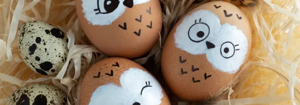 velikonoční sovičky DIY