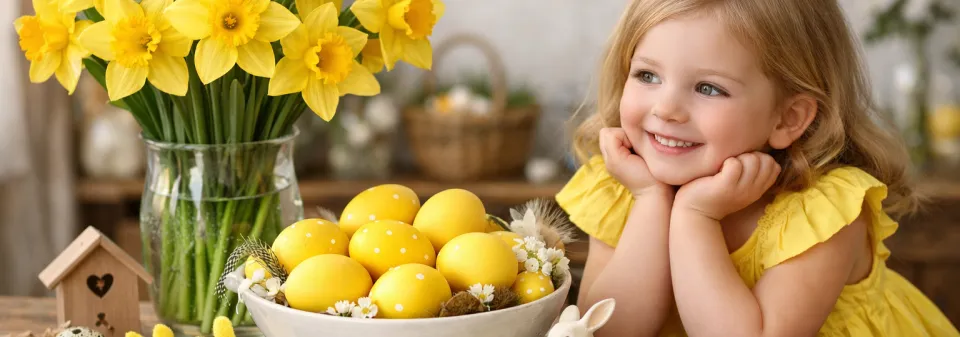 žluté Velikonoce