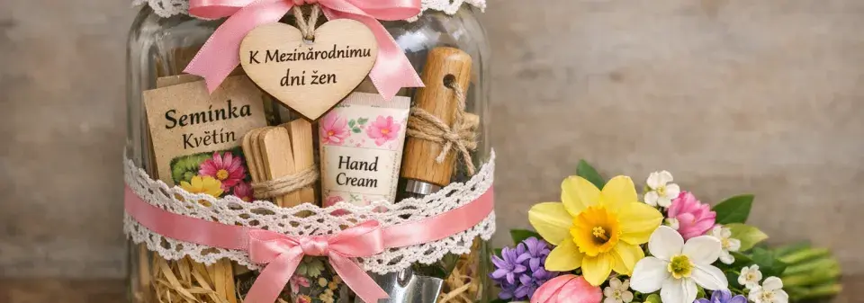 Dárek k MDŽ ze zavařovačky