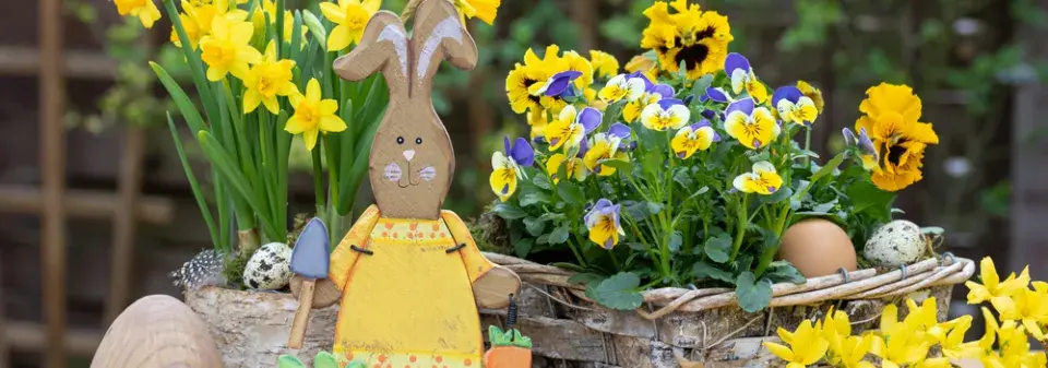 Velikonoční výzdoba zahrady