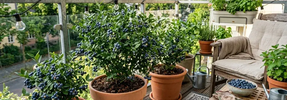 Borůvky na balkoně 