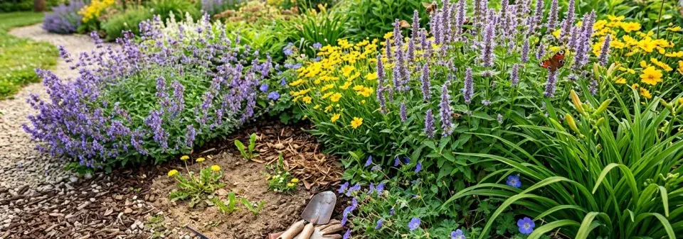 Výsadba záhonu 