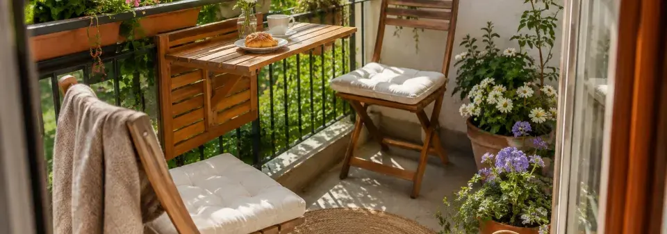 Stolek na balkon