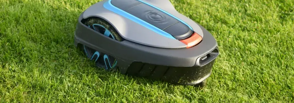 Zazimování robotické sekačky