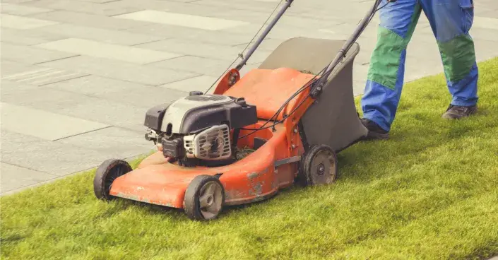 Vertikutátor v akci