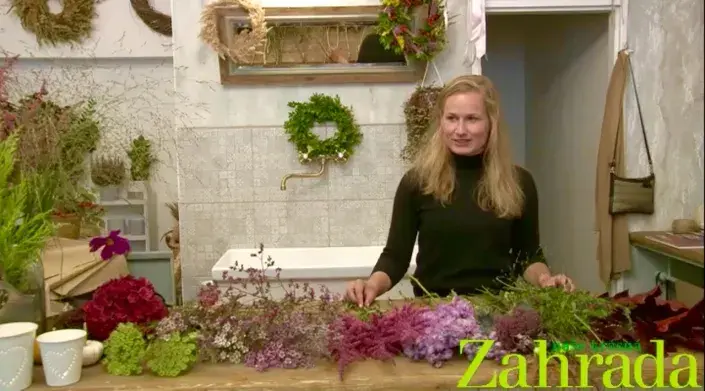 Ukázka vázání kytice Ukázka vázání kytice