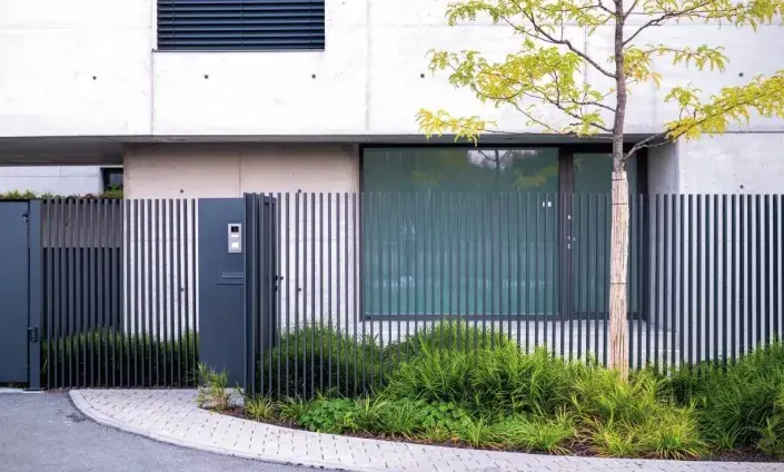 Záhon před plotem Záhon před plotem