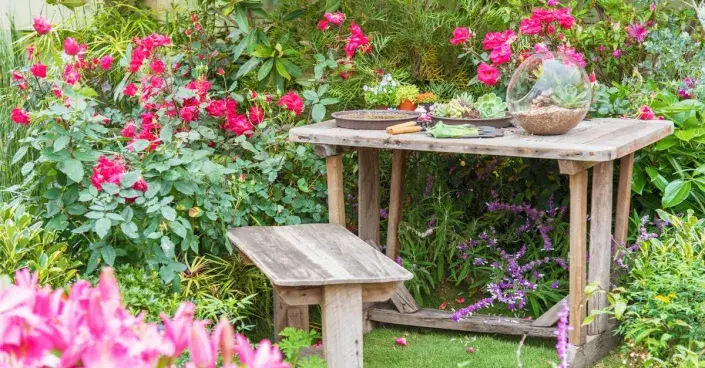 Zákoutí s růžemi Zákoutí s růžemi