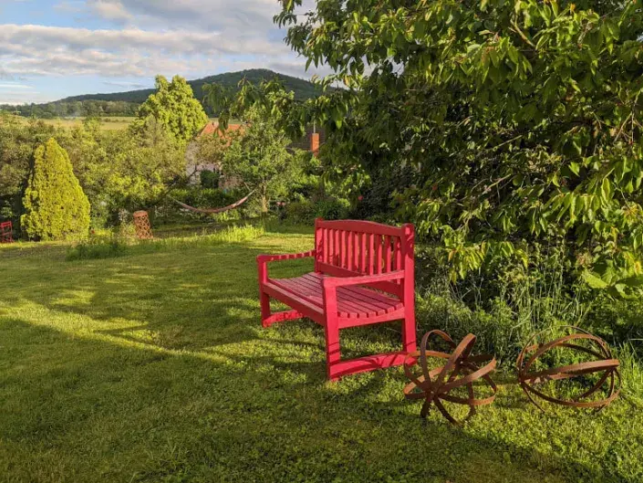 Zahrada U Konipáska posezení