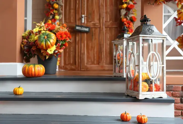 Podzimní dekorace ze zahrady