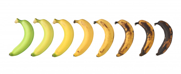 Banán stádium zralosti