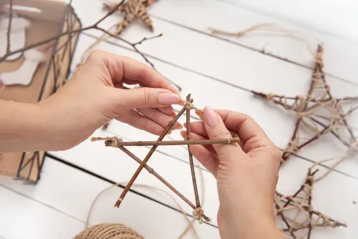 Hvězdy z větviček Hvězdy z větviček