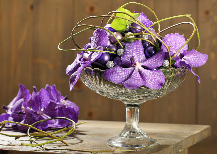 dekorace z orchideje dekorace z orchideje