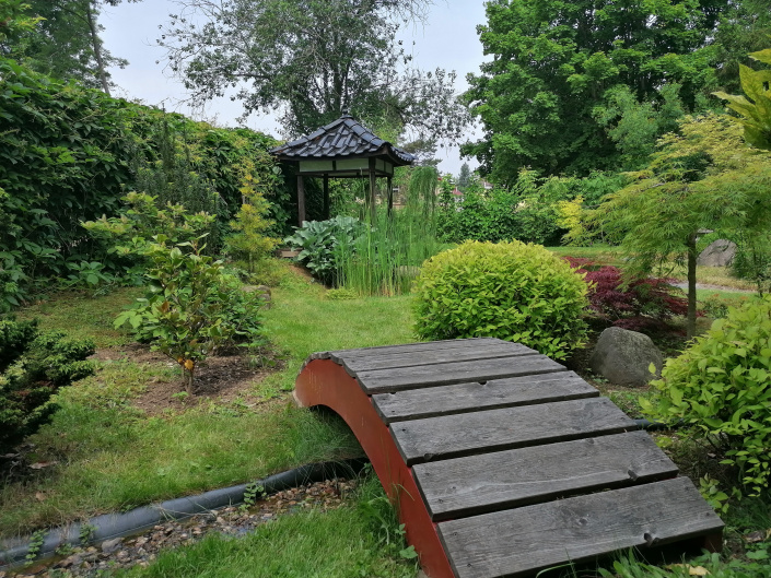 Zenová zahrada v japonském stylu
