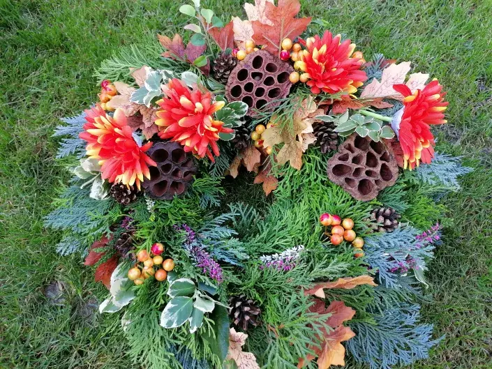 Dušičkové věnce Dušičkové věnce