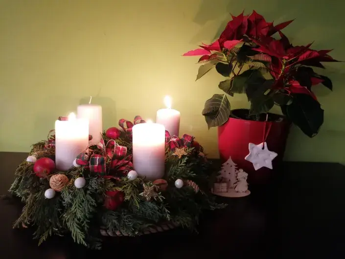 Adventní věnec Adventní věnec