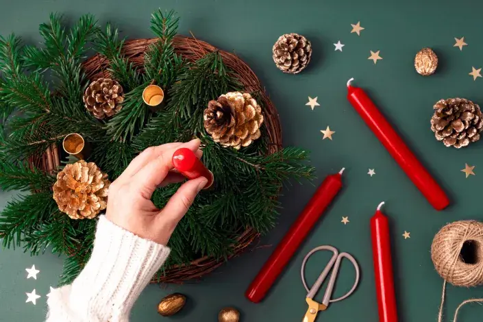 Adventní věnec Adventní věnec