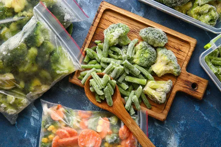 Zmrazení úrody ze zahrádky