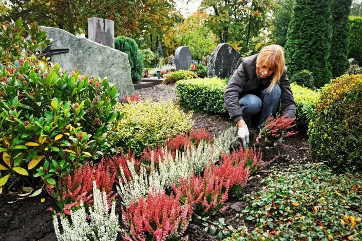 Podzimní osázení hrobů