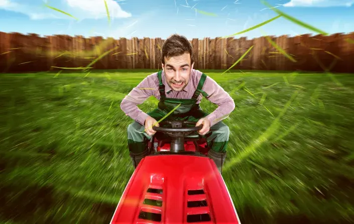 Sečení velkých travnatých ploch