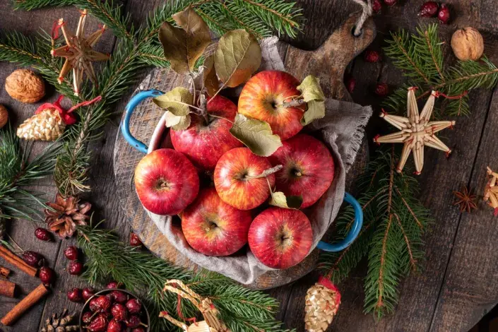 Vánoce jablko Vánoce jablko