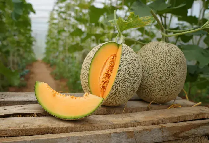 Meloun cukrový (Cucumis melo) Meloun cukrový (Cucumis melo)