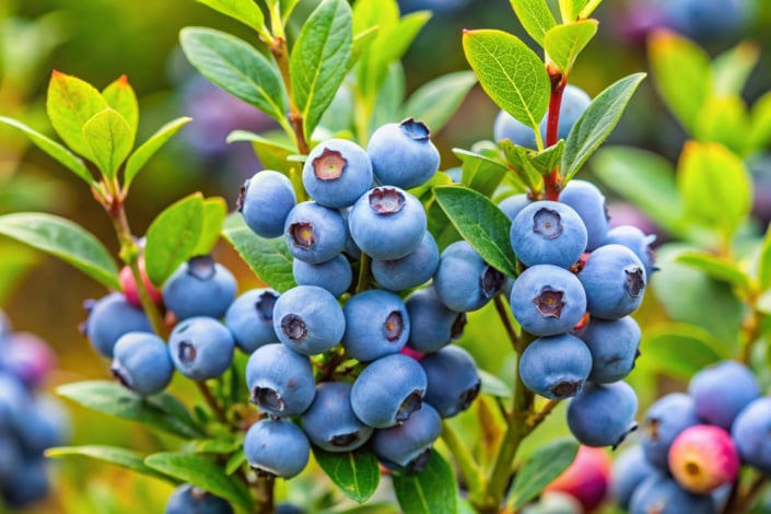 Borůvka chocholičnatá neboli zahradní borůvka (Vaccinium corymbosum) 