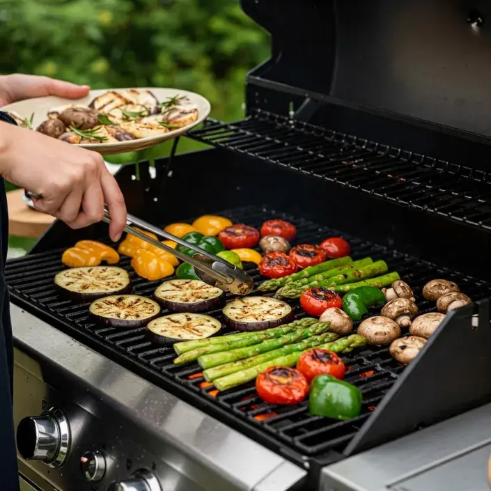 Grilování na zahradě 