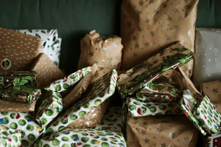 Kam s balicím papírem