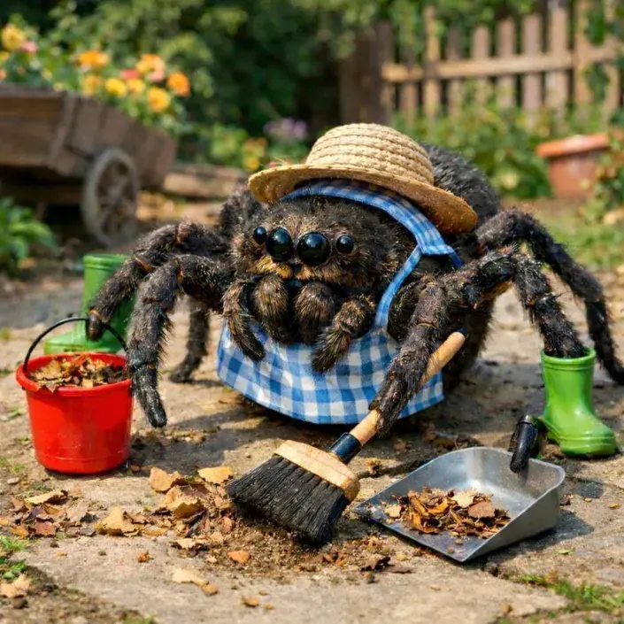 Užiteční pavouci v zahradě Užiteční pavouci v zahradě