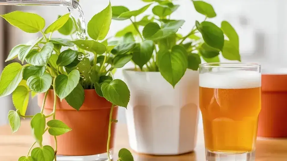 Použití piva na pokojovky Použití piva na pokojovky