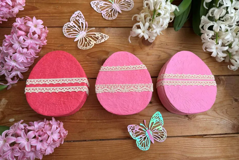 DIY kraslice z kartonu