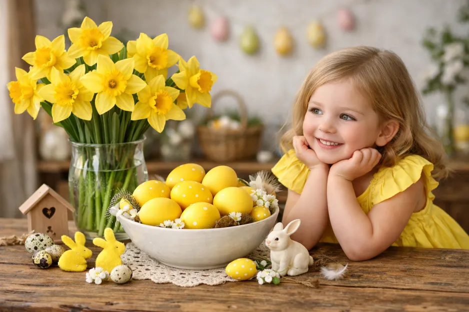 žluté Velikonoce