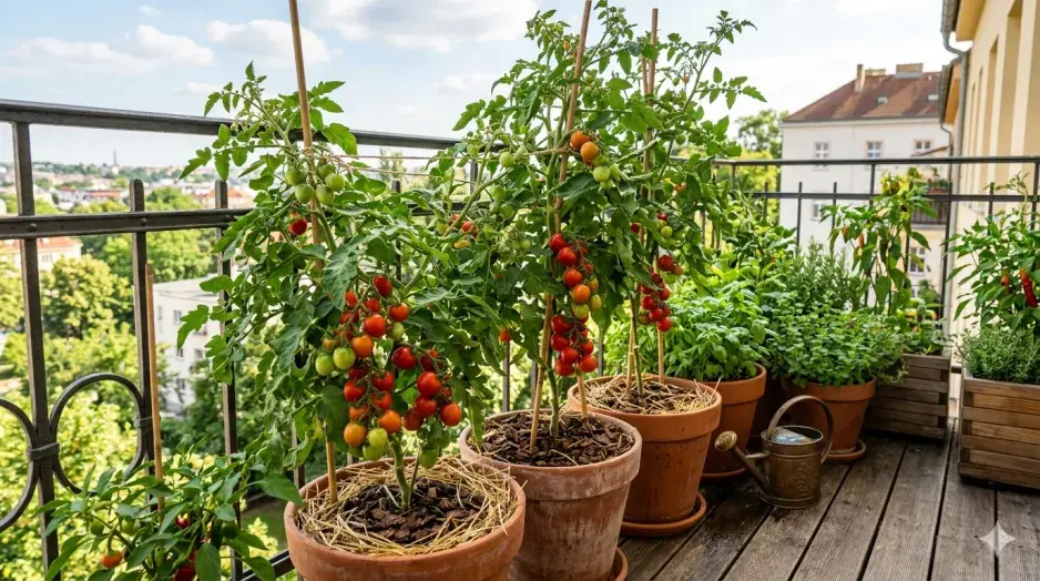 Rostliny na balkoně 