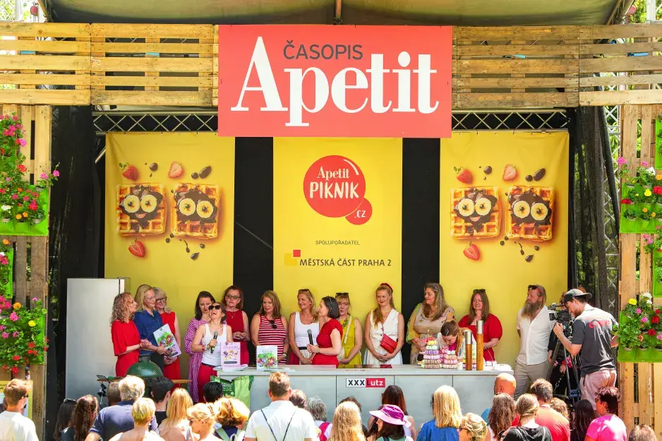 Hlavní stage na Apetit pikniku. Hlavní stage na Apetit pikniku.
