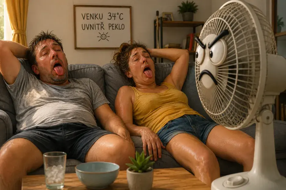 Ochlazování domácnosti pomocí ventilátoru Ochlazování domácnosti pomocí ventilátoru