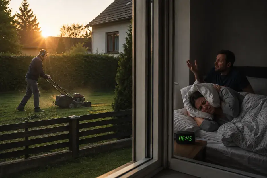 Sekání trávy, sousedé a zákon Sekání trávy, sousedé a zákon