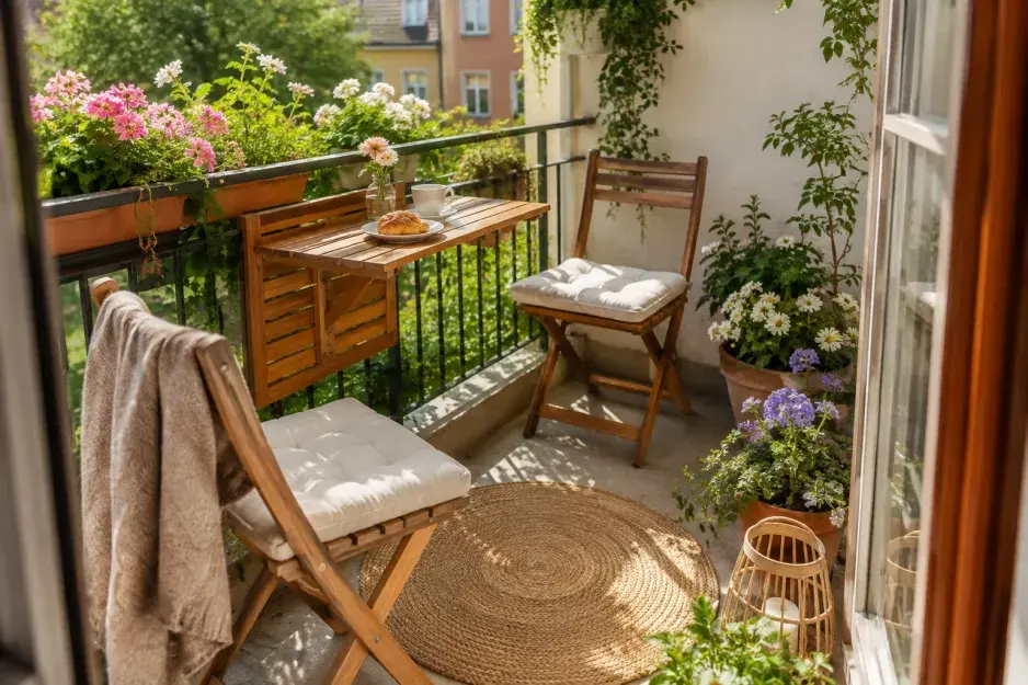 Stolek na balkon Stolek na balkon