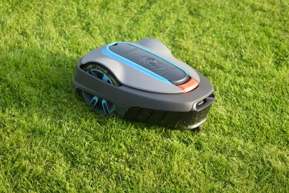 Zazimování robotické sekačky